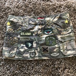 Unique Army skirt